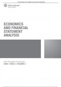 L1V2 ECONOMICS AND FINANCIAL STATEMENT ANALYSIS