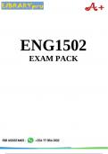ENG1502 EXAM PACK 2024