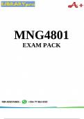 MNG4801 EXAM PACK 2024