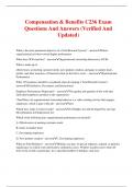 Compensation & Benefits C236 Exam Questions And Answers &lpar;Verified And Updated&rpar;