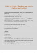CCOU 201 Exam 5 Questions And Answers &lpar;Updated And Verified&rpar;