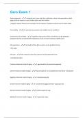 Gero exam 1 practice Questions And Answers Graded A+