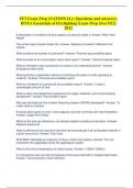 FF2 Exam Prep &lpar;NATIONAL&rpar;&semi; Questions and answers&semi; IFSTA Essentials of Firefighting Exam Prep