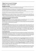 Samenvatting Algemene psychologie &lpar;Criminologische wetenschappen&rpar; Wim Notebaert &lpar;K001069A en B001629&rpar;