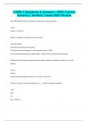 CVOR 2 Questions & Answers &vert; 100&percnt; Correct Answers &vert; Verified &vert; Latest 2024 Version