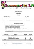 Grade 11 Accounting (ACC) June Paper 2 and Memo - 2024