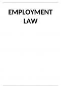 Employment Law Lecture Notes
