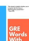 PFG GRE 1000 Words with Mnemonics