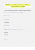ATI NGN practice A Exam Questions and Answers 100&percnt; verified and updated