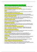 ATI Comprehensive Exit Exam2023