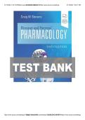 Brenner and Stevens' Pharmacology Sixth Edition Test Bank by Craig W&period; Stevens with Comprehensive Exam Questions and Answers