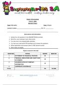 Grade 12 Accounting (ACC) June Paper 1 and Memo - 2024