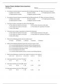 Nuclear Physics Multiple Choice Questions PSI Physics