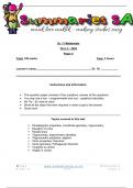 Grade 11 Mathematics (MATH) June Paper 2 and Memo - 2024
