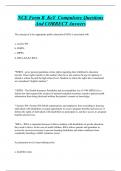 NCE Form B KeY Compulsory Questions  And CORRECT Answers
