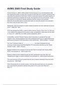 AVMG 2600 Final Study Guide&period;