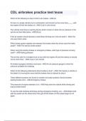 CDL airbrakes practice test texas With complete solution