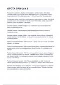 OPOTA SPO Unit 3 With complete solution