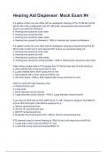 Hearing Aid Dispenser&lowbar; Mock Exam &num;4