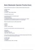 Basic Wastewater Operator Practice Exam&period;
