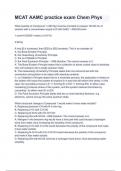 MCAT AAMC practice exam Chem Phys&period;