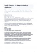 Lewis Chapter 63&lowbar; Musculoskeletal Questions