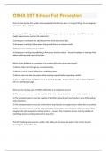 OSHA SST 8-Hour Fall Prevention  questions and answers all are correct 2024 graded A&plus;