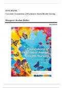 Test Bank for Varcarolis' Foundations of Psychiatric-Mental Health Nursing&comma; 9th Edition by Margaret Jordan Halter &vert;All complete Chapters 1-36&lpar; Self Assessment and Best Practice for Exam Guide 2024&rpar;
