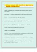 NATURAL SCIENCES CLEP EXAM REVIEW QUESTIONS AND  ANSWERS&comma; 100&percnt; ACCURATE&sol;