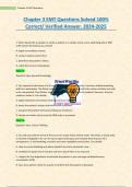 Chapter 3 EMT Questions Solved 100&percnt; Correct&sol; Verified Answer&period; 2024-2025
