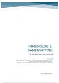 Samenvatting immunologie, BCBT (bach 2, ) 