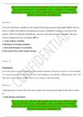  BIO 101 NCLEX, NCLEX-RN EXAM (1675 Q & As) BEST EXAM SOLUTION WITH ALL ANSWERS 100% CORRECT/VERIFIED ANSWERS SATISFACTION 