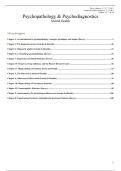 Comprehensive Summary Psychopathology & Psychodiagnostics Test 1