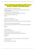 Doula Certification ExpertRating &vert; 100&percnt; Correct Answers &vert; Verified &vert; Latest 2024 Version
