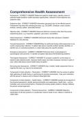Comprehensive Health Assessment
