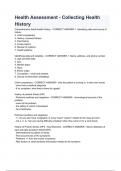 Health Assessment - Collecting Health History