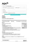 2023 AQA GCSE DANCE 8236/W Component 2 Dance appreciation Question Paper & Mark  scheme (Merged) June 2023 [VERIFIED]