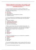 NURS PATHOLOGY EXAM 2024&colon; CELL INJURY AND ADAPTATION EXAM QUESTIONS WITH VERIFIED ANSWERS&vert; GRADED A&plus;
