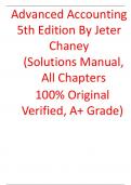 Solutions Manual For Advanced Accounting 5th Edition  Jeter Chaney
