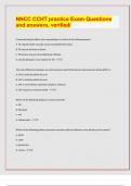 NNCC CCHT practice Exam Questions  and answers&comma; verified&sol;&lbrack;LATEST EXAM UPDATES&rsqb;