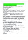 OPHTHALMIC MEDICAL ASSISTING EXAM 2024 QUESTIONS WITH 100&percnt; CORRECT ANSWERS&excl;&excl;