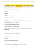Chapter 9 review Latest questions 2024 &vert; 100&percnt; Pass Rated A&plus;