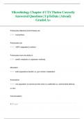 Microbiology Chapter 4 UTA Tholen Correctly  Answered Questions&vert; UpToDate &vert; Already  Graded A&plus;