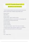 B ExCPT Practice Exam B (Pt. 1) Questions and Answers