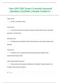 Nurs 129 CCBC Exam 1 Correctly Answered  Questions&vert; UpToDate &vert; Already Graded A&plus;