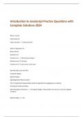 Introduction to JavaScript Practice Questions with  Complete Solutions 2024