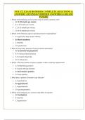 NUR 172 EXAM HONDROS COMPLETE QUESTIONS & ANSWERS (2023/2024)(VERIFIED ANSWERS)ALREADY PASSED