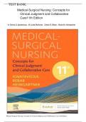 Test Bank- Medical-Surgical Nursing: Concepts for Interprofessional Collaborative Care, 11th Edition( Ignatavicius,2025)All Chapters ||Latest Edition