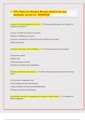 OTL PRACTICE EXAM A REVIEW QUESTIONS AND  ANSWERS&comma; RATED A&plus;&sol; VERIFIED&sol;&lbrack;LATEST EXAM UPDATES&rsqb;
