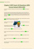 Chapter 3 EMT Exam&vert; All Questions 100&percnt; Correct Solved &sol;2024-2025